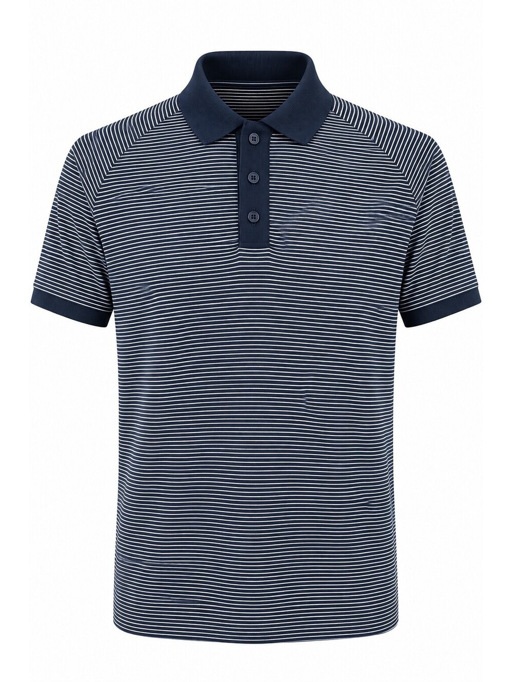 Milkbar Navy White Striped Polo Shirt Men’s Large